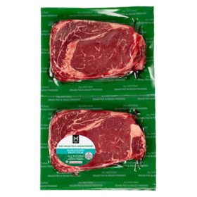 Thomas Farms Grass Fed Beef Ribeye Steak, priced per pound