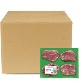 Thomas Farms Grass Fed Beef Tenderloin Steak, Case, priced per pound