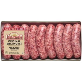 Johnsonville Brats Original Pork Bratwurst Links, 5 ct.