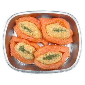 Member's Mark Atlantic Salmon with Seafood Stuffing, priced per pound