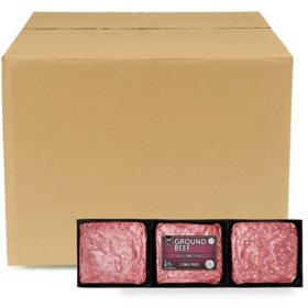 Member's Mark 93/7 Ground Beef, Case, priced per pound