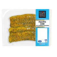 Santa Monica Seafood Wild Caught Pacific Cod with Caribbean Seasoning, priced per pound