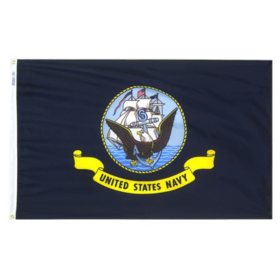 Annin - U.S. Navy Military Flag 3x5 ft. Nylon SolarGuard