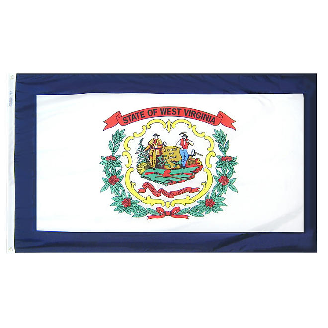Annin - West Virginia state flag 4x6 ft. Nylon SolarGuard