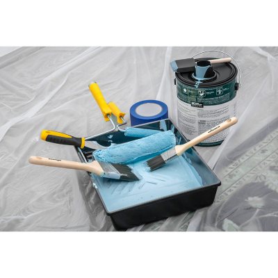 Vaughan Paint Tray Holder with Tray and Clear Liners