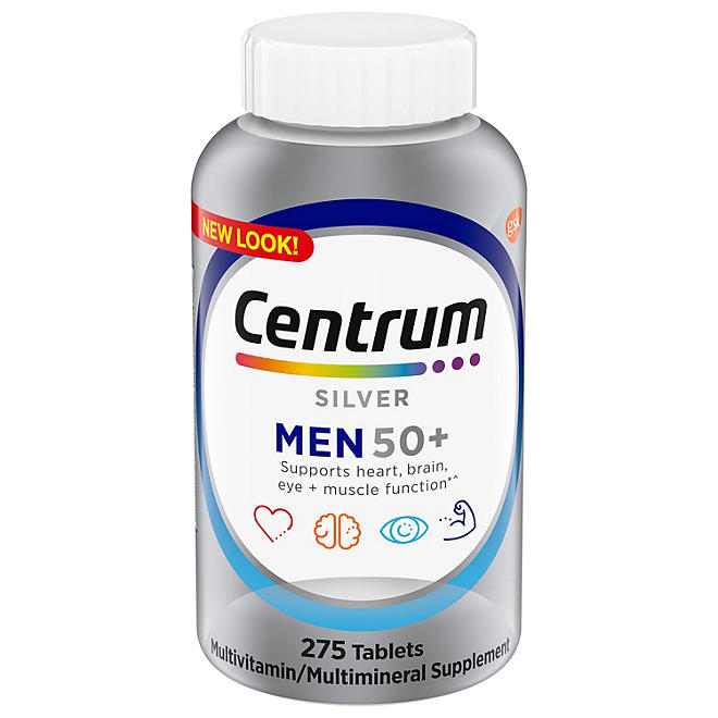 Centrum Silver Men 50+ Multivitamin Tablet (275 ct.)