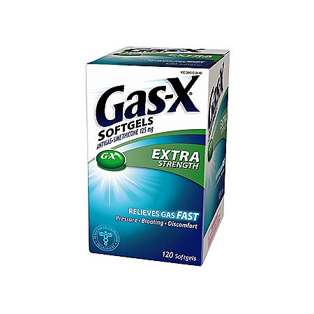 Gas-X Extra Strength Softgels 125 mg (120 ct.)