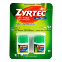Zyrtec Tablets, 10 Mg (120 ct., 2 pk.)