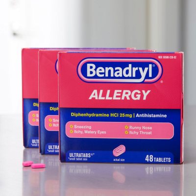 Benadryl Allergy Ultratabs Tablets 48 Ct 3 Pk Sam S Club