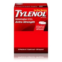Tylenol Extra Strength Caplets, 500mg (50 ct., 2  pk.)  