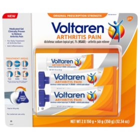 Voltaren Topical Arthritis Pain Relief Gel  (5.3 oz. 2 pk., + 1.7 oz.)