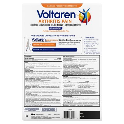 Voltaren Topical Arthritis Pain Relief Gel 5.3 oz. 2 pk. 1.7