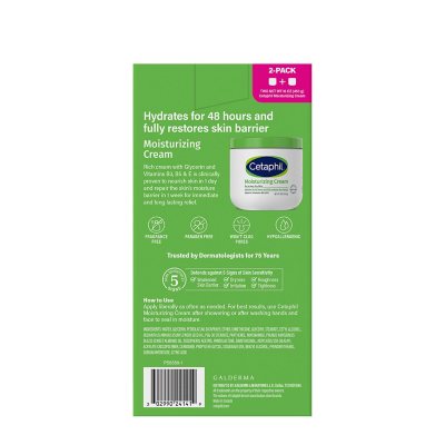 Cetaphil moisturizing deals cream ingredient