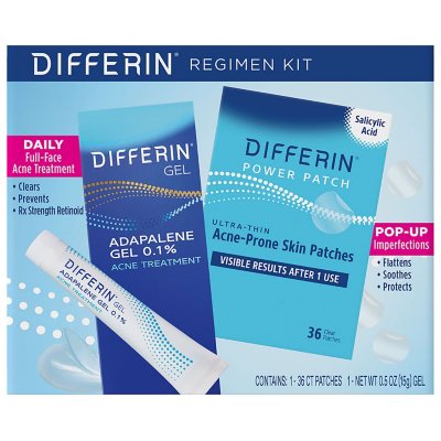 Differin Daily Full Face Acne Treatment Regimen Kit - Sam's Club