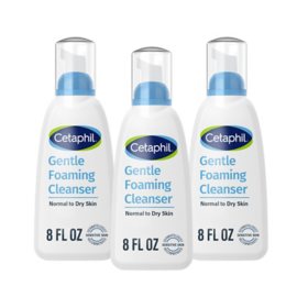 Cetaphil Gentle Foaming Cleanser, 8 oz., 3 pk.