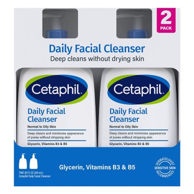  Cetaphil Face Wash, Daily Facial Cleanser for