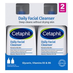 Cetaphil Daily Facial Cleanser, 20 oz., 2 pk.