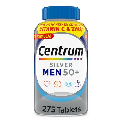 Centrum Silver Men 50+ Multivitamin Tablets, 275 ct. - Sam's Club