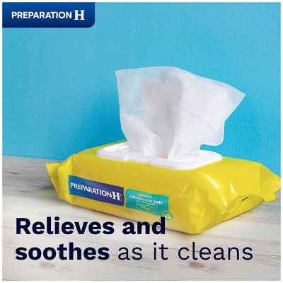 Preparation H Maximum Strength Medicated Hemorrhoidal Wipes, Flushable (180  ct.) - Sam's Club