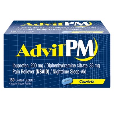 Advil PM Caplets (180 ct.) - Sam's Club