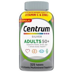 Centrum Silver Adults 50+ Multivitamin Tablet 325 ct.