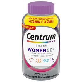 Centrum Silver Multivitamins for Women Over 50, Multimineral Supplement (275 ct.)