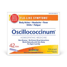 Boiron Oscillococcinum Homeopathic Medicine Quick-Dissolving Pellets, 42 ct.