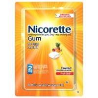 Nicorette 2mg Gum, Fruit Chill (100 ct., 2 pk.)