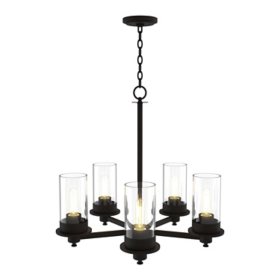 Enbrighten Ember Chandelier with 5 LED Bulbs by Ecoscapes