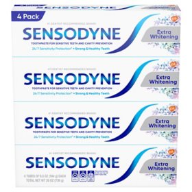 Sensodyne Extra Whitening Toothpaste, 6.5 oz., 4 pk.