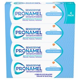 Sensodyne Pronamel Gentle Whitening Toothpaste for Sensitive Teeth, Alpine Breeze, 6.5 oz., 4pk.