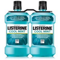2-Pack Listerine Cool Mint Antiseptic Mouthwash 1.5L Deals