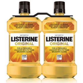 Listerine Antiseptic Mouthwash, Original, 1.5L, 2 pk.