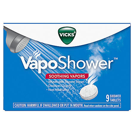 Vicks VapoShower, Shower Tablet, Shower Bomb, Aromatherapy Vapors (9 ct.)  