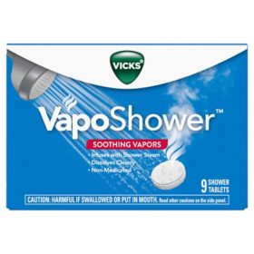 Vicks VapoShower, Shower Tablet, Shower Bomb, Aromatherapy Vapors 9 ct.
