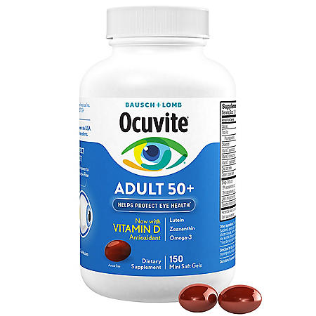 Bausch + Lomb Ocuvite Supplement, Adult 50+ (150 ct.)