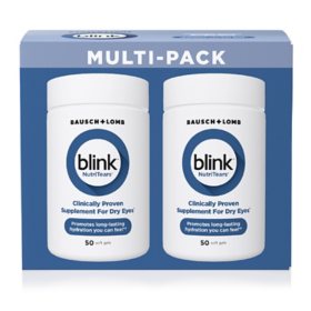 Blink NutriTears Supplement for Dry Eyes Softgels, 50 ct., 2 pk.	 		 		 		 		 		