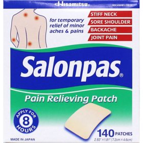 Salonpas Pain-Relieving Patch, 140 ct.