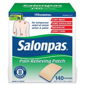 Salonpas Pain-Relieving Patch, 140 ct.