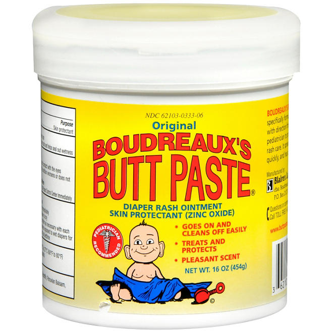Boudreaux's Butt Paste Diaper Rash Ointment - 16 oz.