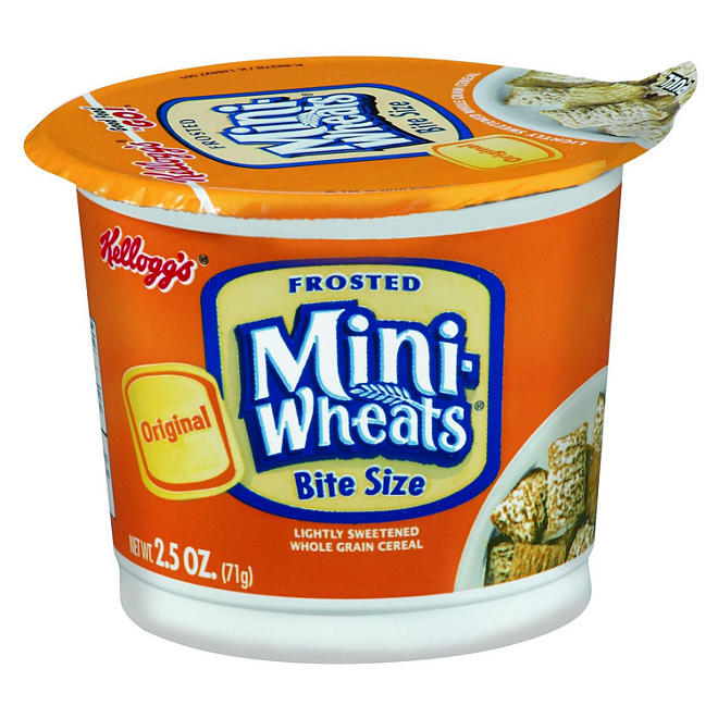Mini Wheat's Cereal in a  Cup - 2 oz. Cup - 12 ct.