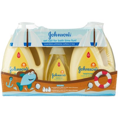 johnson's head to toe wash & shampoo