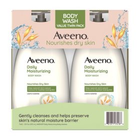 Aveeno Daily Moisturizing Body Wash, 33 fl. oz., 2 pk.