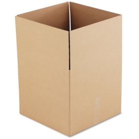 General Supply Brown Corrugated - Fixed-Depth Shipping Boxes, 18" L x 18" W x 16" H, 15/Bundle