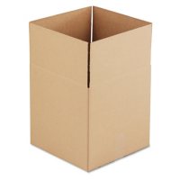 General Supply Brown Corrugated - Cubed Fixed-Depth Shipping Boxes, 14" L x 14" W x 14" H, 25/Bundle