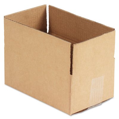 General Supply Brown Corrugated - Fixed-Depth Shipping Boxes, 10