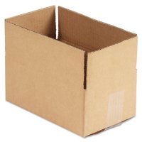 General Supply Brown Corrugated - Fixed-Depth Shipping Boxes, 10" L x 6" W x 4" H, 25/Bundle