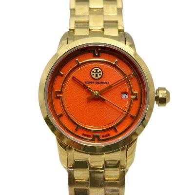 Women's Tory Orange Watch by Tory Burch - Sam's Club