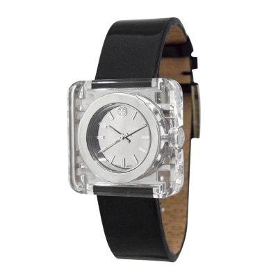スイスモデルモダンなデザイン★TORY BURCH Izzie Square Watch Women's Izzie Black Watch by Tory Burch - Sam's Club