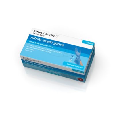 Simply Right Nitrile Exam Glove Small 10 boxes 200 ct. each